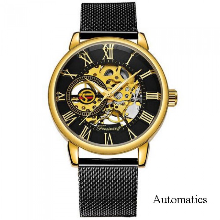 Forsining 8099A Gold-Black Mesh
