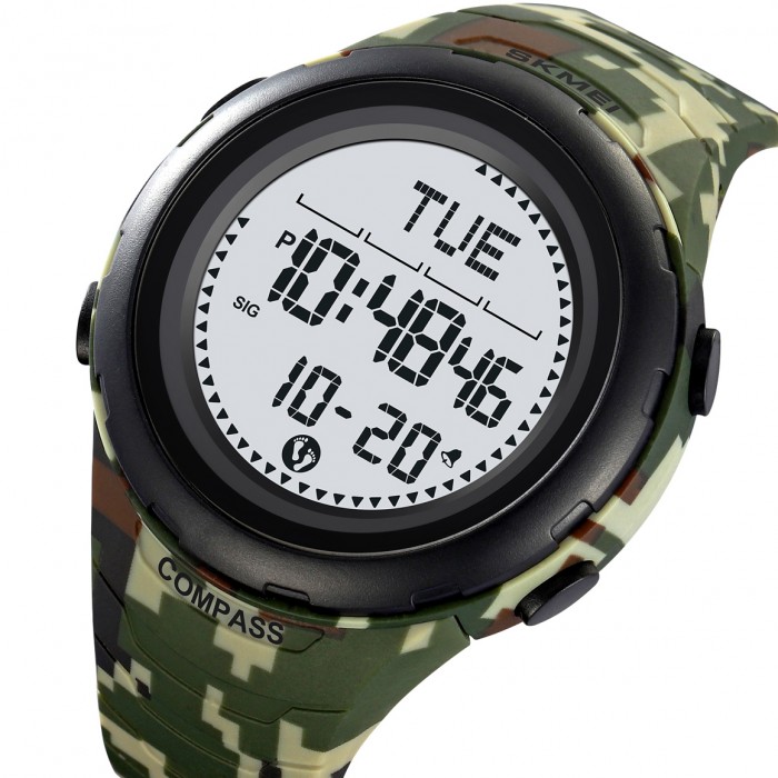 Skmei 2166CMGN Army Green Camouflage