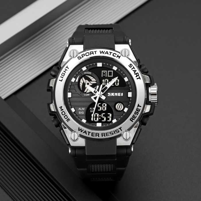 Skmei 2360BKSI Black-Silver